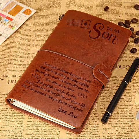 Gda16004 - To My Son, I Want You To Believe Deep In Your Heart - Love, Dad - Notebook Notebook PetLoveGift 