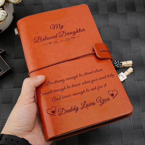 Gda17007 - To My Beloved Daughter, Be Strong Enough To Stand Alone - Notebook Notebook PetLoveGift 