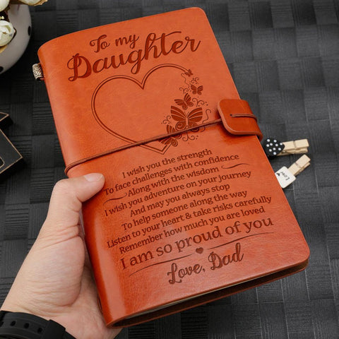 Gda17012 - To My Daughter, I Am So Proud Of You - Love, Dad - Notebook Notebook PetLoveGift 