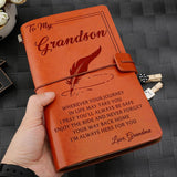 Gda22001 - To My Grandson, I'm Always Here For You - Love, Grandma - Notebook Notebook PetLoveGift 