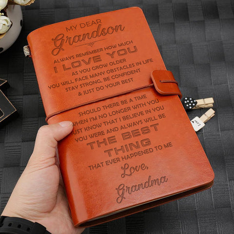 Gda22003 - My Dear Grandson, Always Remember How Much I Love You - Love, Grandma - Notebook Notebook PetLoveGift 