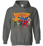 Super Friends American Animated Series shirt hoodie sweater - Hoodie / Dark Heather / S - www.secrettees.com