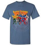 Super Friends American Animated Series shirt hoodie sweater - Unisex T-Shirt / Indigo Blue / S - www.secrettees.com