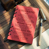 Wooden Notebook - To My Girlfriend - Meeting You Was Fate - Gdb13004 Wooden Notebook Phi 